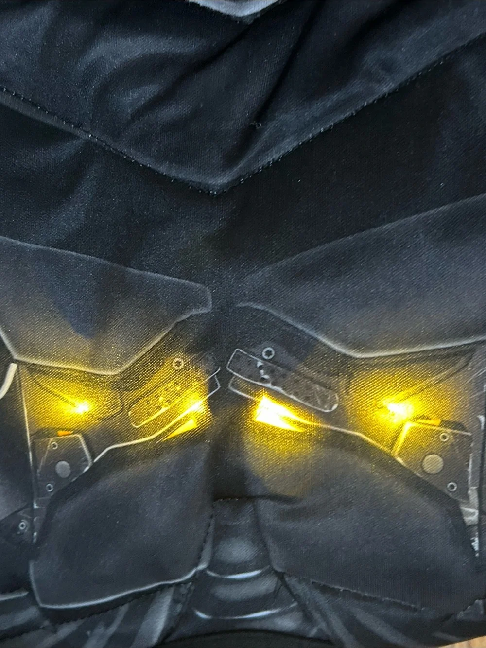 Black Bat-Inspired Kids Costume with Cape